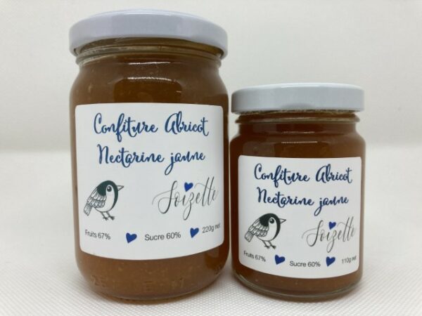 Confiture d'Abricot Nectarine jaune