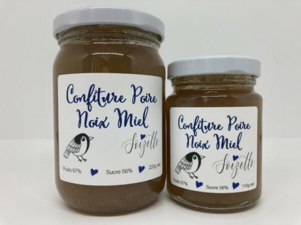 Confiture Poire Noix Miel