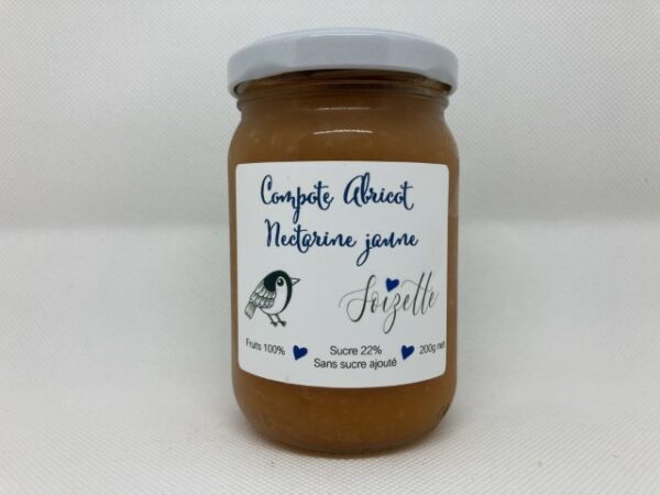 Compote Abricot Nectarine jaune