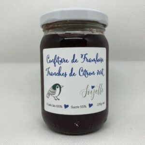 Confiture de Framboise Tranches de Citron vert