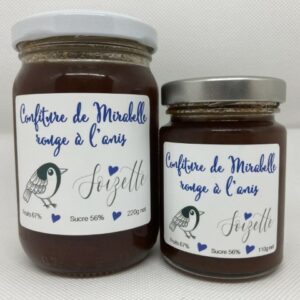 Confiture de Mirabelle rouge à l'anis