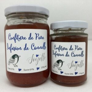 Confiture de Poire Infusion de Cannelle