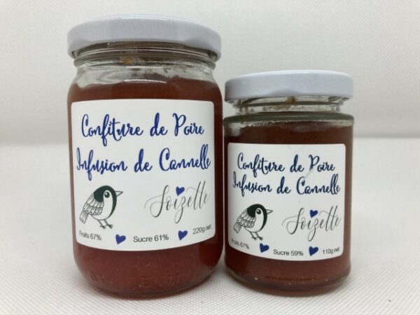 Confiture de Poire Infusion de Cannelle