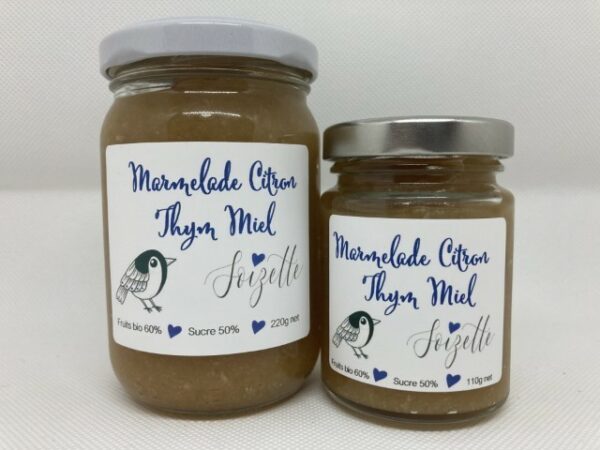 Marmelade Citron Thym Miel