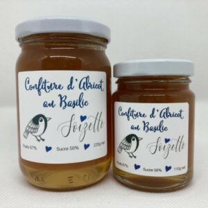 Confiture d'Abricot au Basilic