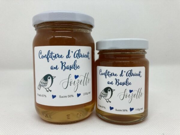 Confiture d'Abricot au Basilic