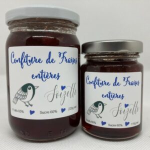 confiture de fraises entières