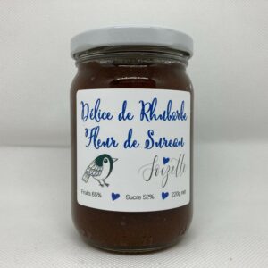 Délice de Rhubarbe Fleur de Sureau