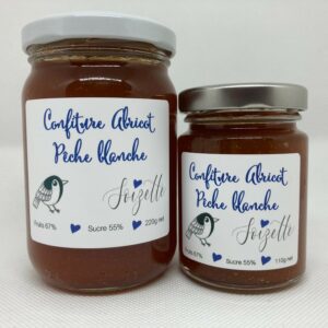 Confiture Abricot Pêche blanche