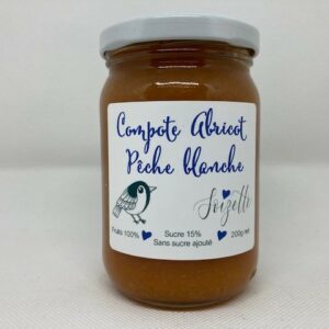 Compote Abricot Pêche blanche