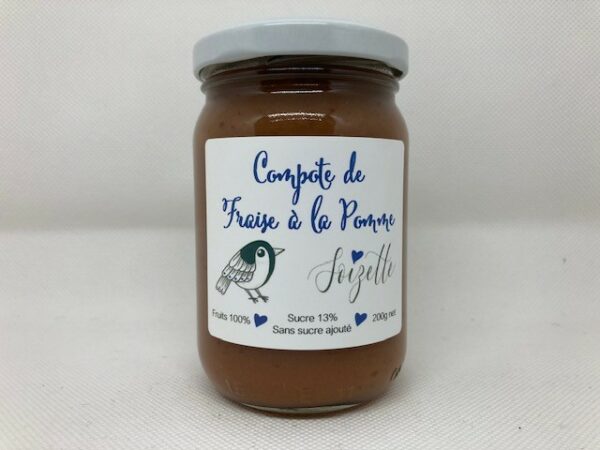 Compote de Fraise à la Pomme