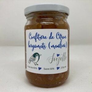 Confiture de Citron bergamote bio mouliné
