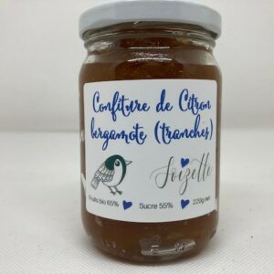 Confiture de Citron bergamote bio en tranches