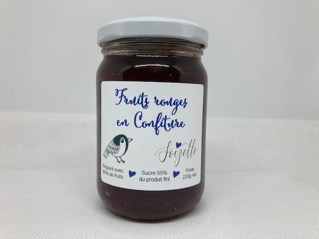 Fruits rouges en confiture