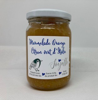 Marmelade d'Orange au Citron vert d'Italie